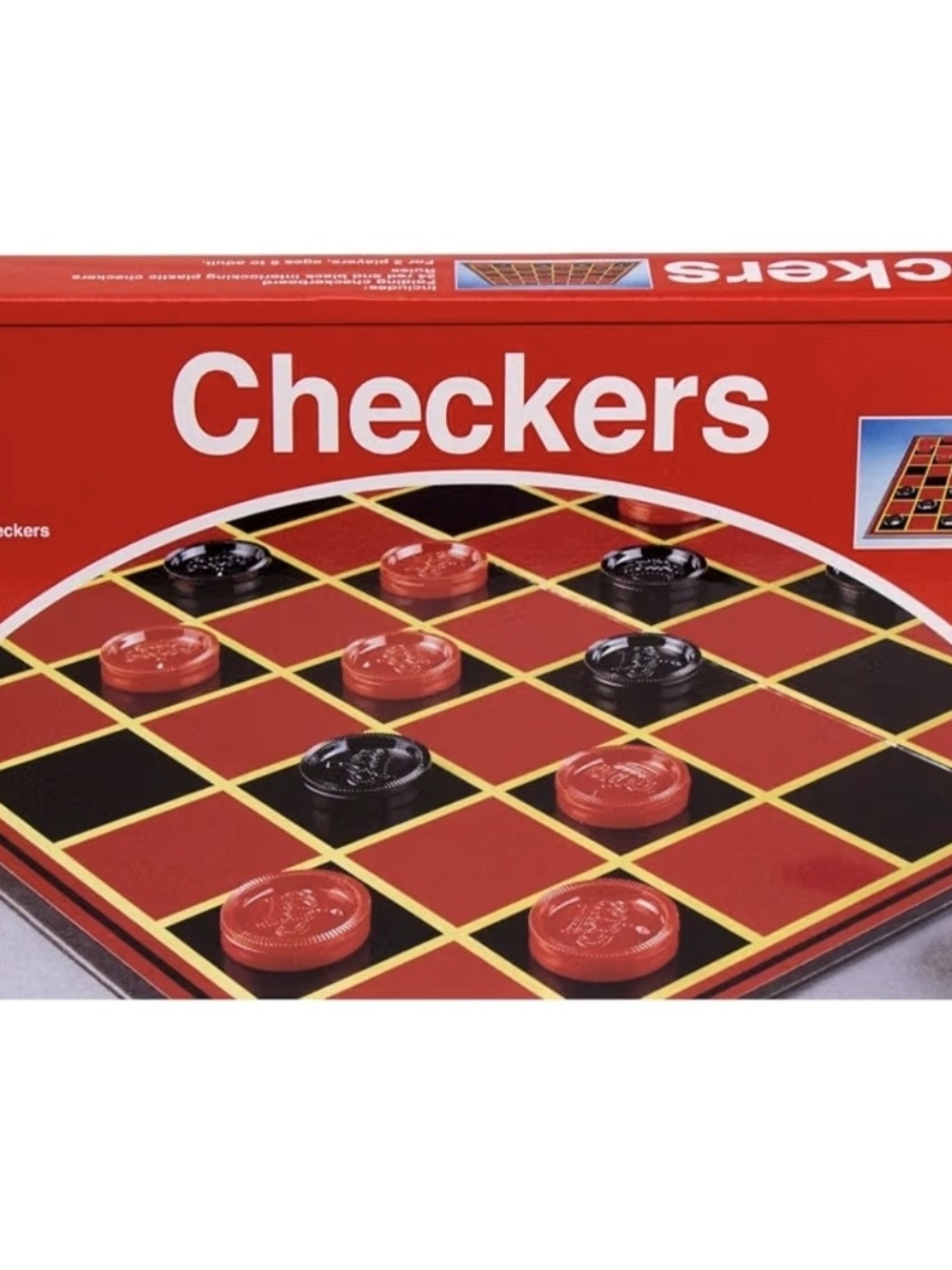 Pressman Classic Checkers Board Game
